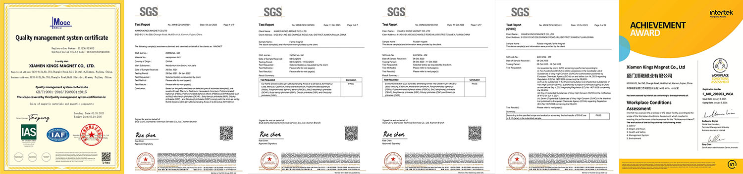 Magnetic company authoritative certificate Magnetic company authoritative certificate