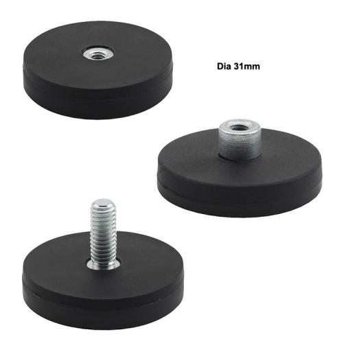 D31 mm rubber coating magnet