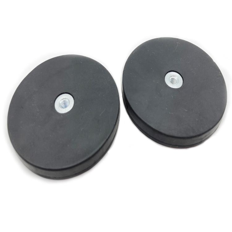 D66 mm rubber coated magnet