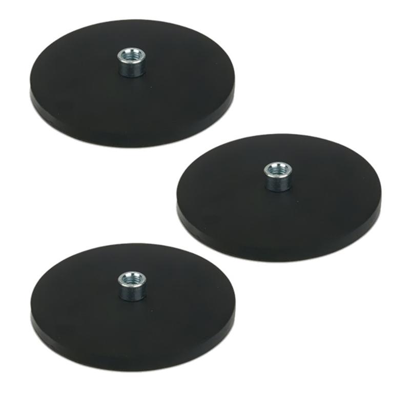 rubber coated magnet;disc magnet;black magnet