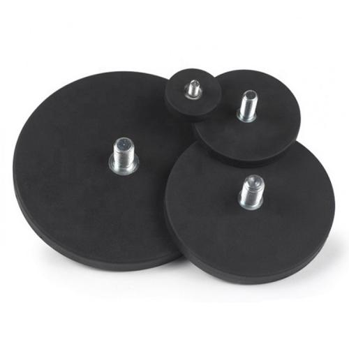 rubber coated magnet;round magnet